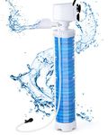 Submersible Aquarium Filter for 70-100 Gal, 4-Stages Sponge Fish Tank Filter with 13W Powerful Water Pump, 3-in-1 Multi-Function Filtration/Oxygenation/Circulation, 320GPH, Adjustable Flow