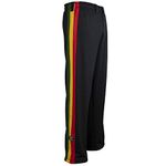 JL Sport Authentic Brazilian Capoeira Martial Arts Men's Trousers (Jamaican, Reggae) - S Black