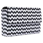 OCTOSOLE Clutch Bag | Wallet | Handmade Purse Organizer | for Cosmetics, Mobile,Sunglasses and Money (Black & White)