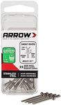 Arrow Fastener RSST1/8 Short Stainless 1/8-Inch Rivets, 25-Pack