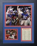 Legends Never Die 2007 New York Giants Super Bowl Champions Framed Photo Collage, 11 x 14-Inch