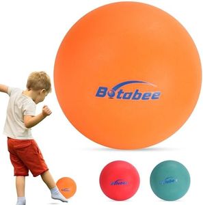 Botabee Uncoated High Density Foam Ball for Babies - Soft Plush Kids Play Ball - Durable and Secure Foam Ball for Sensory Development - Vibrant Orange Color - Dodge Balls for Kids - 7''