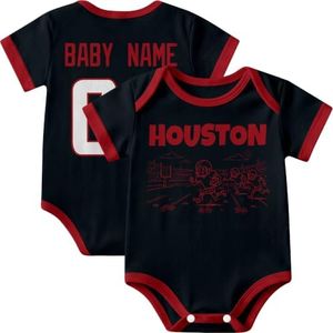 KREDE Houston Bodysuit Custom Name Baby Clothes for Baby Boy Gifts