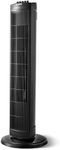 PELONIS 30" Oscillating Tower Fan - 3 Speed Settings, 8H Auto-Off Timer, Quiet & Space-Saving Design for Home/Office Use (Black)