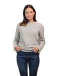 MAI We Care Post Shoulder Surgery Shirts for Women: Right Arm, Sling Shirt for Arm Surgery - Comfortable Clothing for Broken Arm Recovery (Grey, Small)