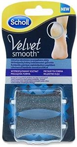 Scholl Foot File Refills, Palmzen Scholl Velvet Smooth Thick Rolls, Pack of 1, Diamond Crystals, Extra Coarse, for Dry Skin, Sensitive, Contoured, Replacement Head