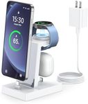 NANAMI USB C Fast Charger Station for Samsung Phone Watch Earbuds, 3 in 1 Charger for Galaxy Watch Ultra/7/6/5/4, Phone Charger Stand for S26/S25/S24/S23/A06,for iPhone 15/16/17 Pro Max (30W Adapter)
