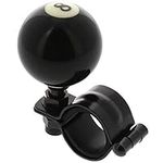 Car & Lorry Steering Wheel Aid Handle Assister Spin Knob - Black 8 Ball