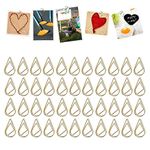 120 Pcs Small Paper Clips, Gold Metal PaperClips Bookmarks, Water Drop Shaped Paper Clips Clamps with Storage Box for Files Classification, DIY Craft Creation, School and Office Stationery Supplies