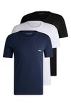 BOSS Men Pack Classic T-Shirt Black/White/Navy984 Large