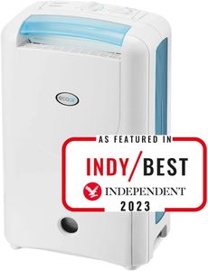 EcoAir DD1 Simple Dehumidifier – Blue, Compact Moisture Removal