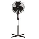 Hauz Oscillating Pedestal Fan 3 Speed Control 16 Inches (Black)