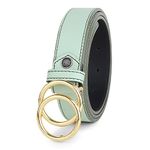 Urban alfami Women's Vegan Leather Belt for Women | Mint | L23