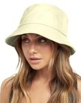 NORTHWIND Cotton Bucket hat for Women, Bucket hat for Men, Beach hat for Women, Sun Protection Cap for Men, Round hat for Men (Cream)