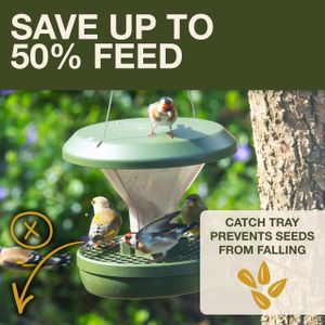 Davos Hanging Bird Feeder Station – Outdoor Garden Wild Bird Feeder
