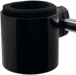 Kroozie Stealth Bike Cup Holder - Gloss Black - The Ultimate Handlebar Accessory for Your Ride - Fits All Bikes, E-Bikes, Scooters & Keeps Your Cups Beverage Secure