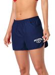 Adoretex Women's Guard 3" Athletic Board Shorts with Liner, Navy, X-Large