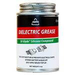 AGS Automotive Solutions Brush Top Can Dielectric Silicone Grease Compound for All Electrical Components and Connectors, 4oz, Percise and Easy Application