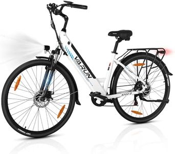 VARUN E Bike, 28 Zoll E-Bike Herren Damen mit 250W 55NM Motor, 48V 499.2Wh Akku, Elektrofahrräder E-Fahrrad mit 7-Gang-Getriebe, LCD-Display, Pedelec Citybike EBike Bis zu 100KM
