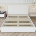 Mayton, 0.68-Inch Horizontal Mattress Support Wooden Bunkie Board/Bed Slats, Full, Beige
