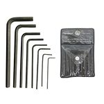 NordWolf 8-Piece Metric Short Allen Wrench Set, Mini Hex L-Keys Made From S2 Steel, Sizes 0.7mm to 4.0mm