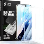 SmartDevil 3 Pack Screen Protector for iPhone 13/13 Pro/14, Bubble-and-Dust-Free Box, HD Tempered Glass, Military Grade Shatterproof & Ultra Durable, Easy Installation