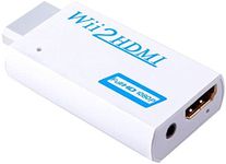 Tobo - Wii to hdmi Converter,wii to hdmi Adapter, wii to hdmi1080p 720p Connector Output Video & 3.5mm Audio.(White) TD-314GA