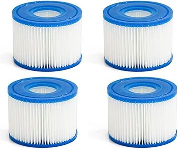 Type VI Hot Tub Filters for Coleman SaluSpa 90352E,Type VI Filters Compatible with Lay-Z-Spa Spa Swimming Pool (4 Pack)