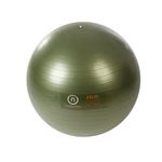 Natural Fitness Pro Burst Resistant Exercise Ball (Olive, 65-Cm/Small)