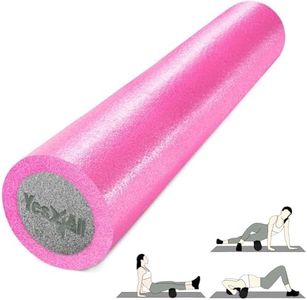 Yes4All Two-Layer Foam Rollers PE for Many Exercises, Improved Workout Efficiency - 36 inches