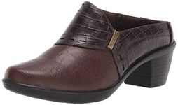 Easy Street Womens Mule, Tan/Brown Croco, 7 US