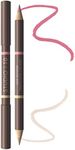 Studio 10 Lip Perfecting Plumping Liner - Achieve Fuller-Looking Lips with Precise Definition and Soft Shaping Duel-Ended Lip Pencil - Long Lasting Lip Liner For Mature Skin