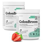 ColonBroom Psyllium Husk Powder - Colon Cleanser for Constipation & Bloating Relief, Gut Health - Vegan, Gluten-Free, Non-GMO Fiber Supplement (100 Servings)