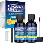 Toenail Fungus Treatment Extra Strength: Nail Fungus Treatment with 10% Undecylenic Acid, Nail Repair for Damaged Nails, Nail Fungus Treatment for Men and Women (2 Packs), Blue