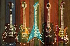 Guitars Wall Art Wall Poster