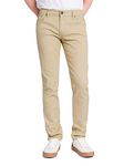 VICTORIOUS Men's Skinny Fit Color Stretch Jeans, Khaki, 34W x 32L