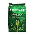 Daawat Extra Long Basmati Rice | Aromatic with Beautiful and Fluffy Grains | Great Flavour | 5KG