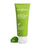 Dot & Key CICA Face Wash for Acne Prone Skin, 2% Salicylic Acid with Green Tea | For Oily & Sensitive Skin | Sulphate Free for Men & Women | Oil Control Face Wash with Zinc | 175ml