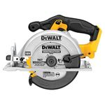 DEWALT 6-1/2-Inch 20V MAX Circular Saw, Tool Only (DCS391B) , Yellow