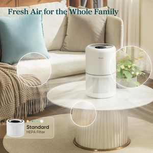 Levoit Smart HEPA Air Purifier – Home & Bedroom, 10-Inch