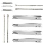 Shengyongh SS46346015 (4-Pack) Stainless Steel Burner and Heat Plate Replacement Part for Charbroil 463446015, 463447018, Charbroil Convectional 463446017 Gas Grill Models