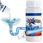 GLOSSOM Drainage Block Remover Sink Cleaner Drain Powder Hair Remove from Pipe use Bathroom wash Removes Clogs, Blockages in Washbasin, Septic Tank, Sinks, Pipes in Just 30 Minutes (Pack 1)