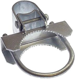 Chain Link Fence "Bull Dog" Commercial Duty Gate Hinge-for 2-3/8" Outside Diameter Gate Post/Pipe & 1-5/8" Thru 1-7/8" Gate Frames-Galvanized Chain Link Post Gate Hinge -Includes Nuts/Bolts