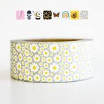 Package Mint Shipping Packing Tape 2 Inch x 110 Yards, 330 Ft Decorative Packaging Tape – Decorative Box Sealing Small Business Supplies – Cute Packaging [Floral Daisies]