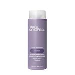 Paul Mitchell Platinum Blonde Conditioner Purple - Eliminates Rash Tones and Clarifies Color, Ideal for Light to Medium Blonde Hair, Silver, Grey or White, 300 ml