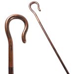 Spooktacular Creations Halloween Shepherd's Crooked Staff, Crook Prop Stick Walking Cane Accessory, Halloween Party Pretend Play Costume for Kids Men Women, Halloween Dress Up