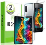 IQShield Screen Protector Compatible with Samsung Galaxy Z Fold 4 (2-Pack) Anti-Bubble Clear TPU Film