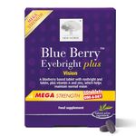 New Nordic Blue Berry Eyebright | Natural Eye & Vision Care Supplement | 10 mg Lutein Maintains Healthy Eyes | 30 Extra Strength Tablets