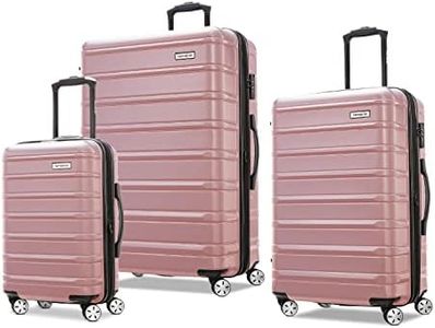Samsonite Omni 2 Hardside Dual-Spinner 3pc Set (CO/MD/LG), Rose Gold