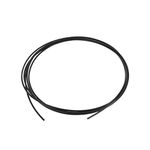 uxcell Nylon Line Hose Tube, 2mm(0.07") ID x 3mm(0.11") OD 3 m PA6 Nylon Tube Pneumatic Air Brake Tubing for Fluid Transfer Black